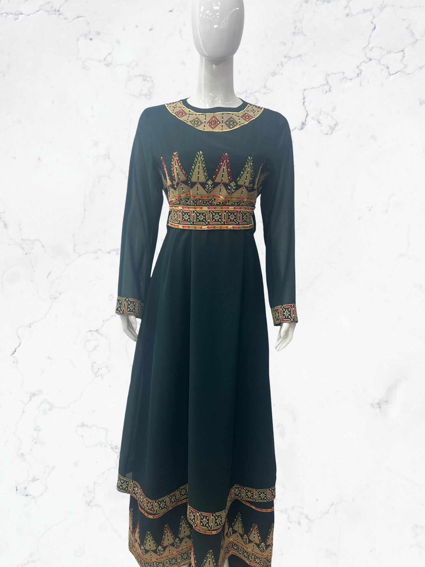 Modern Palestinian Embroidery Dress