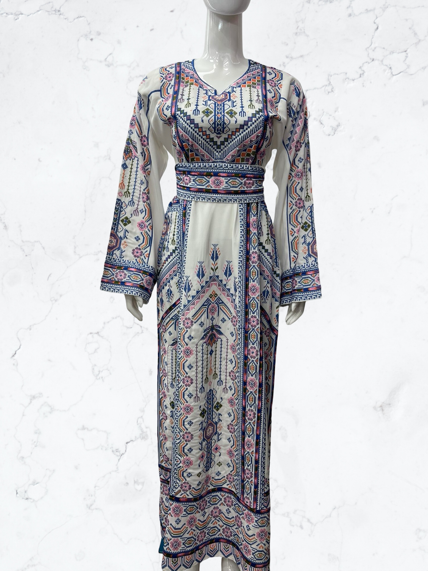 Royal Palestinian Embroidered Thobe