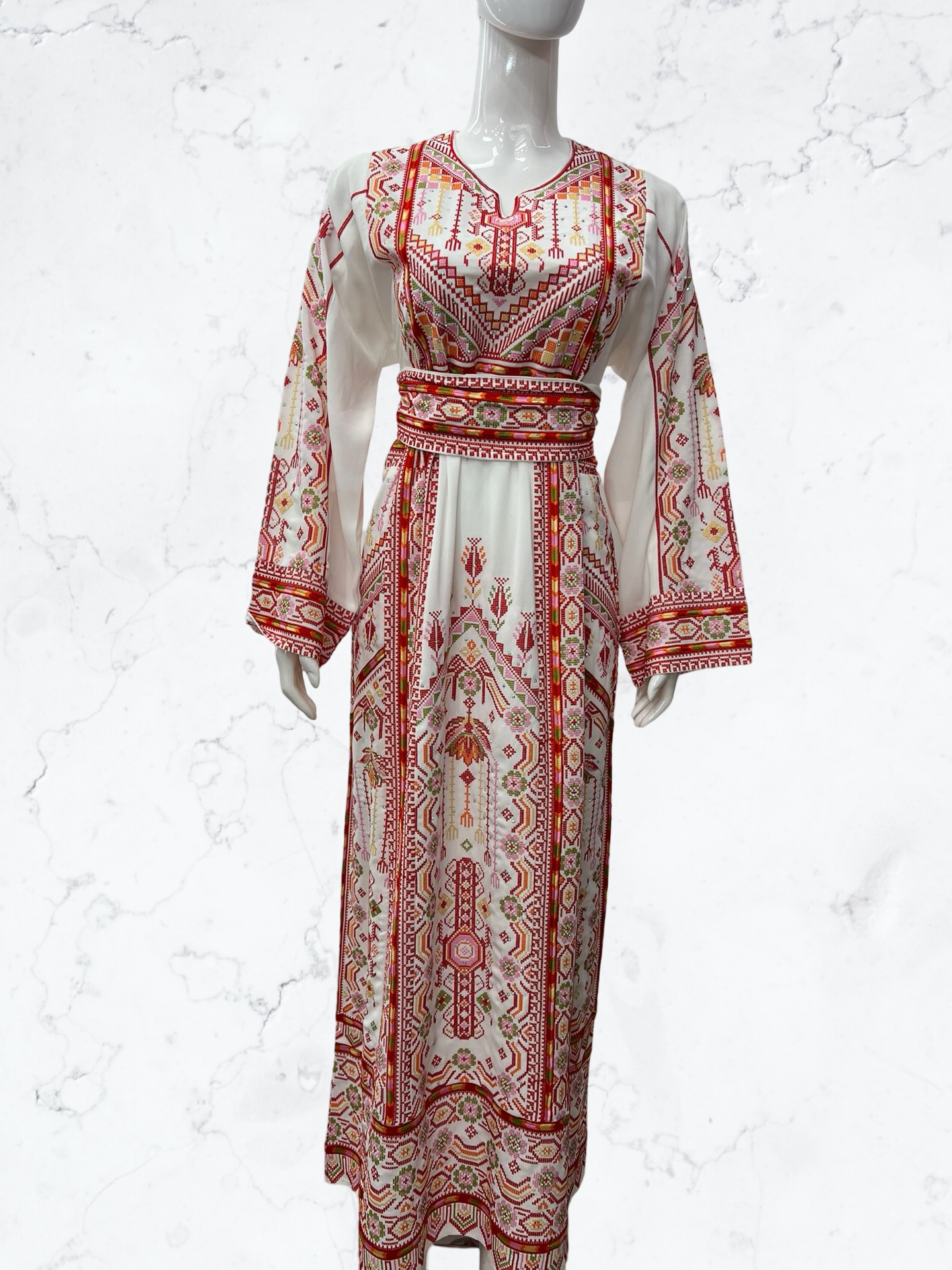Royal Palestinian Embroidered Thobe