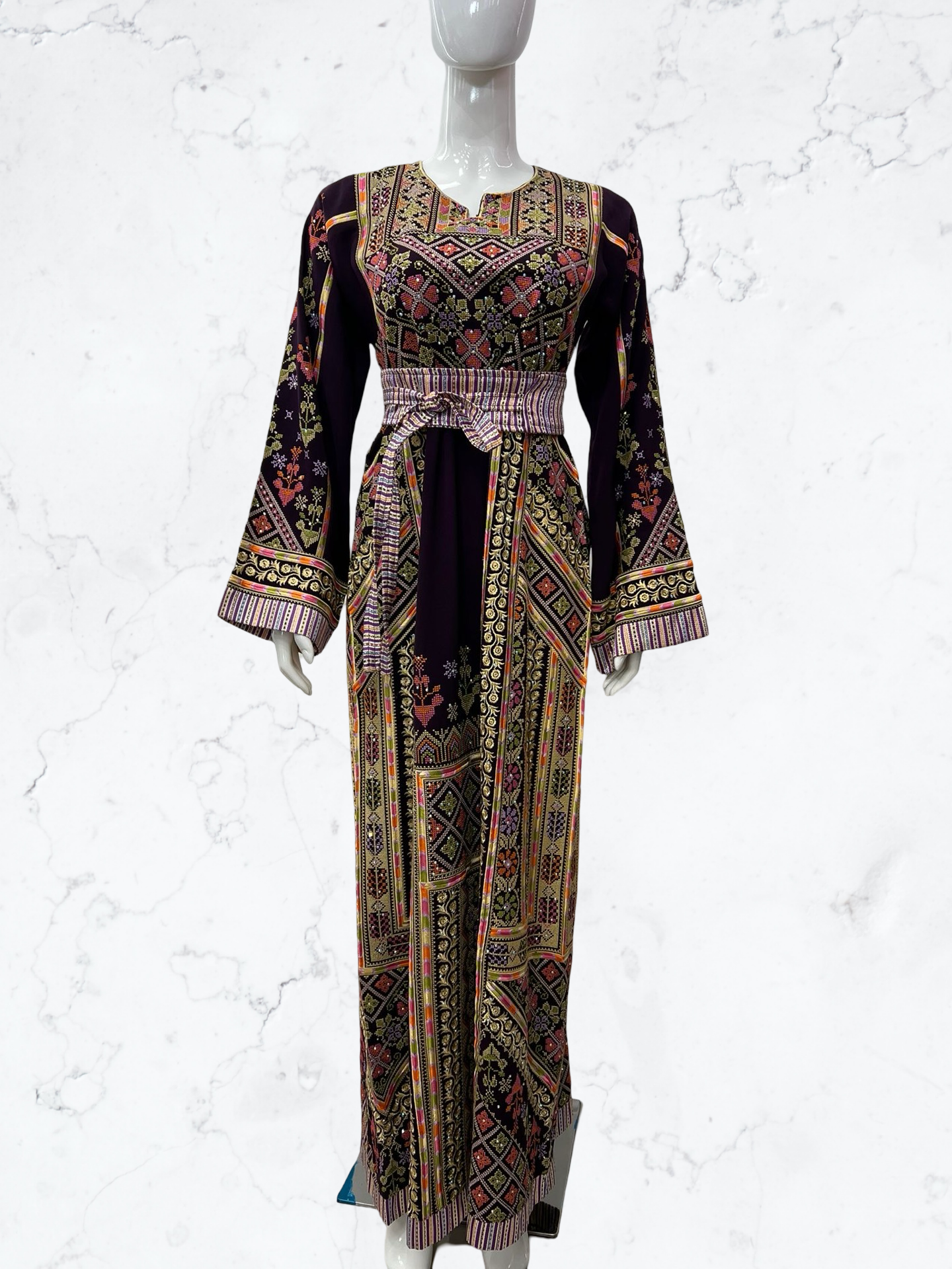 Gorgeous Traditional Palestinian Embroidery Thobe