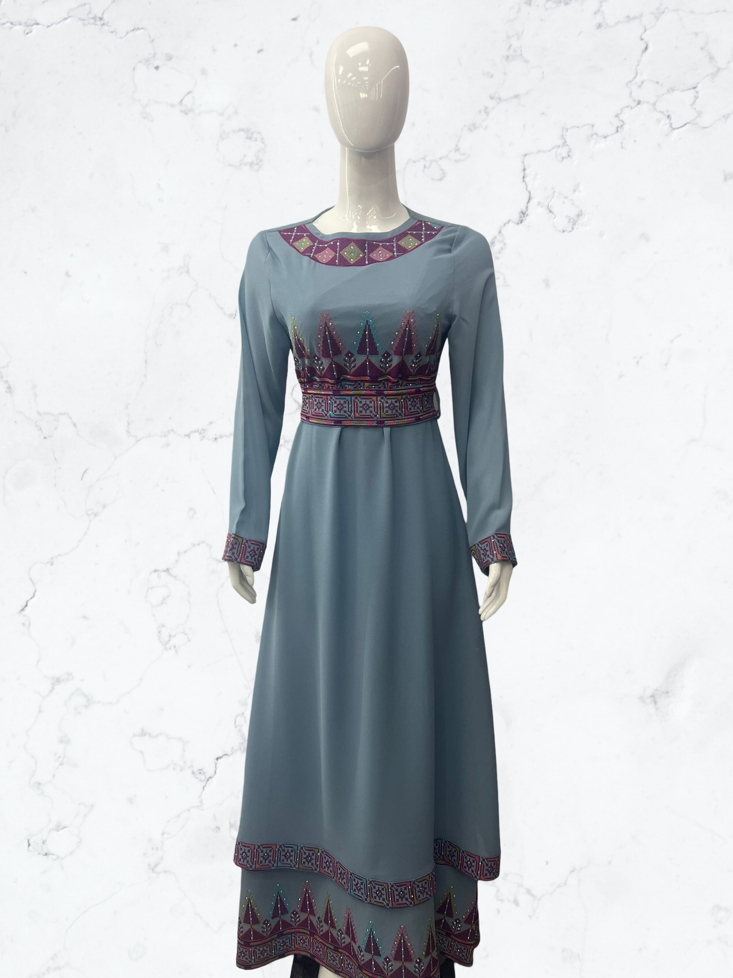 Modern Palestinian Embroidery Dress