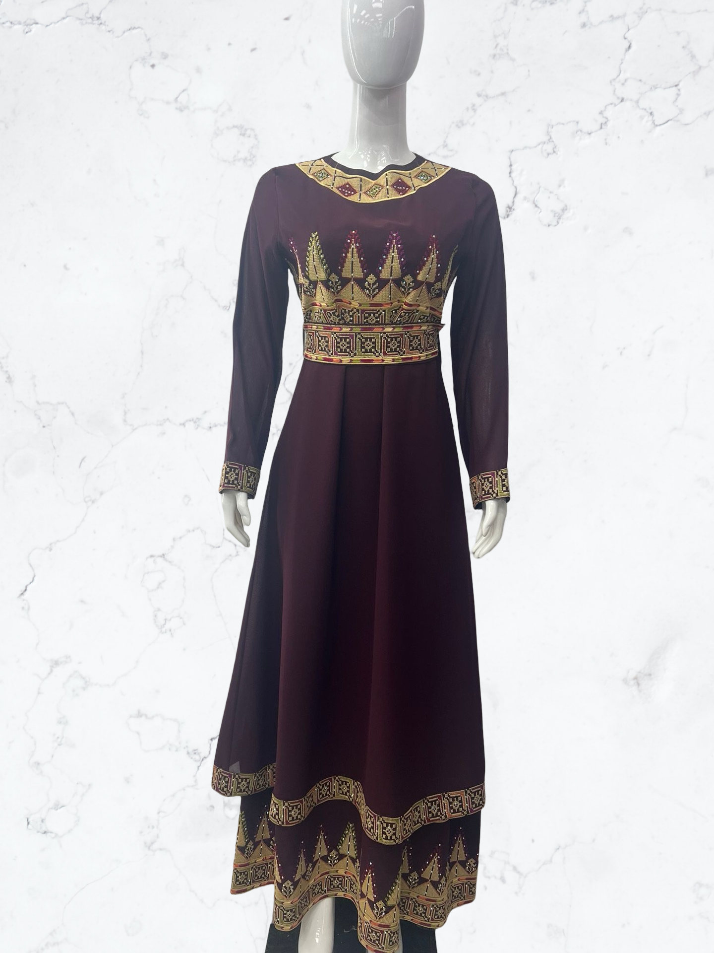 Modern Palestinian Embroidery Dress