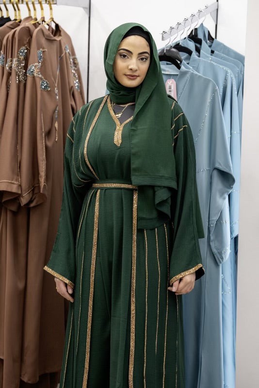 Two pieces abaya with scarf