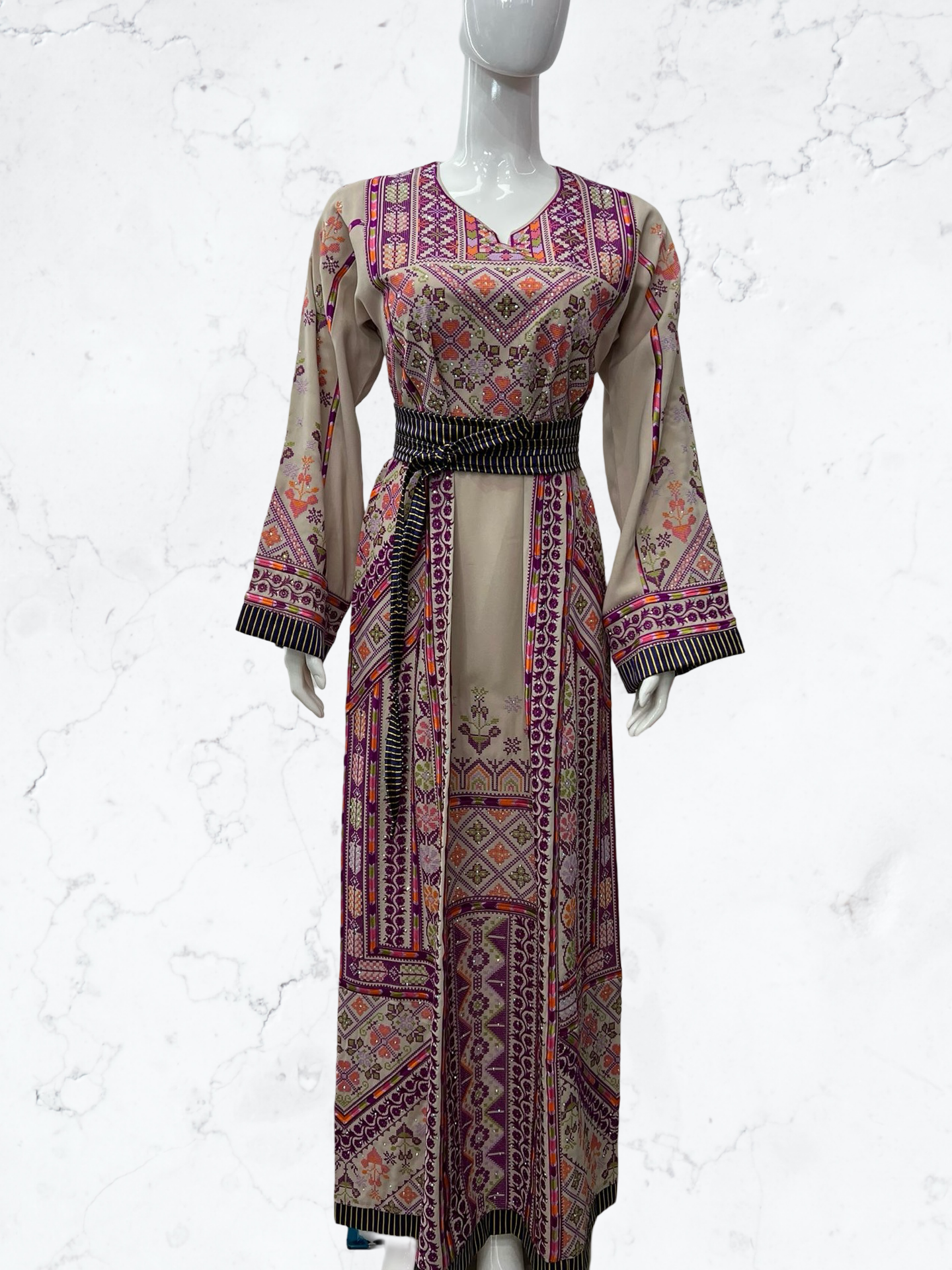 Gorgeous Traditional Palestinian Embroidery Thobe