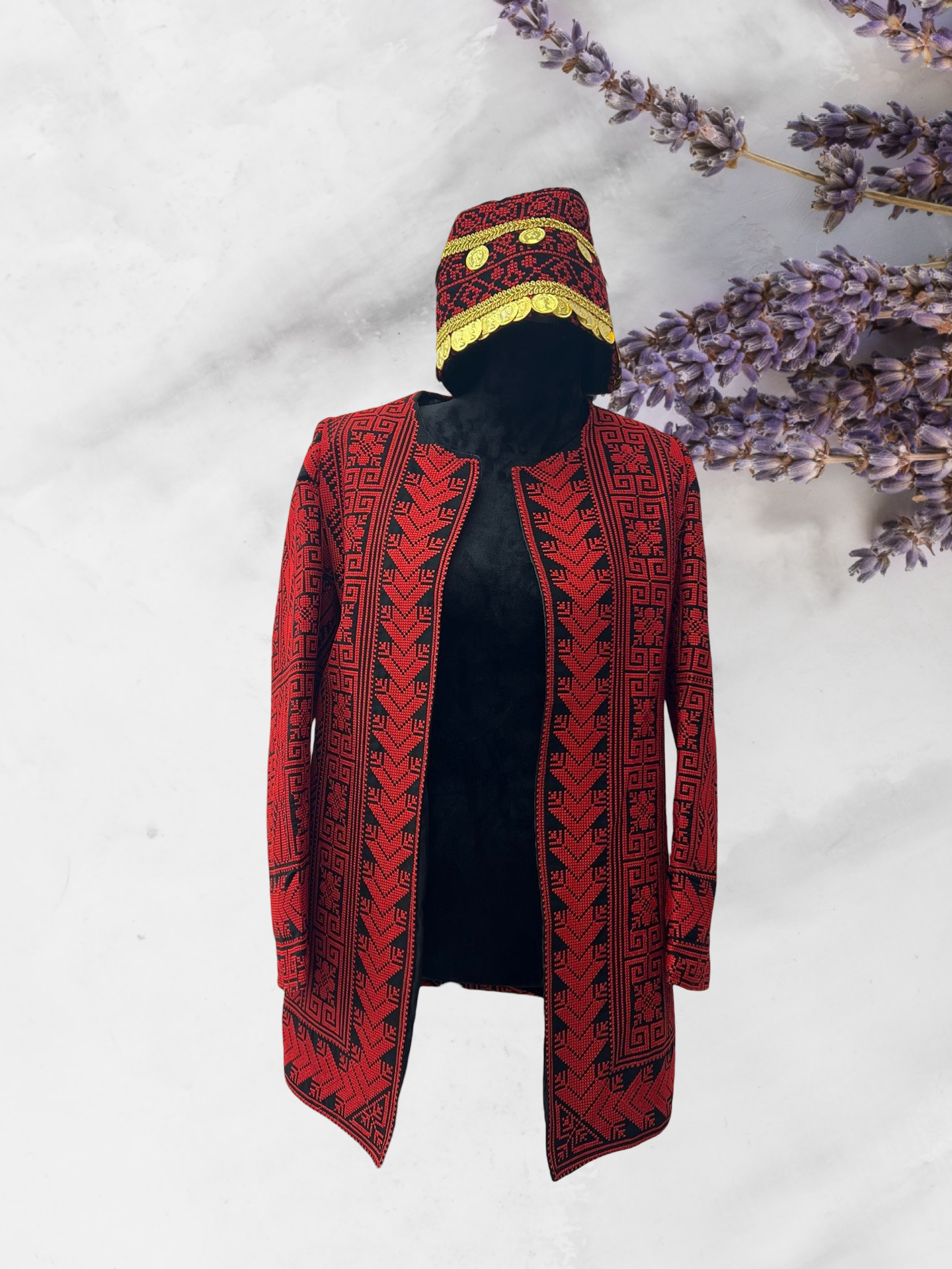 Palestinian embroidered Jacket