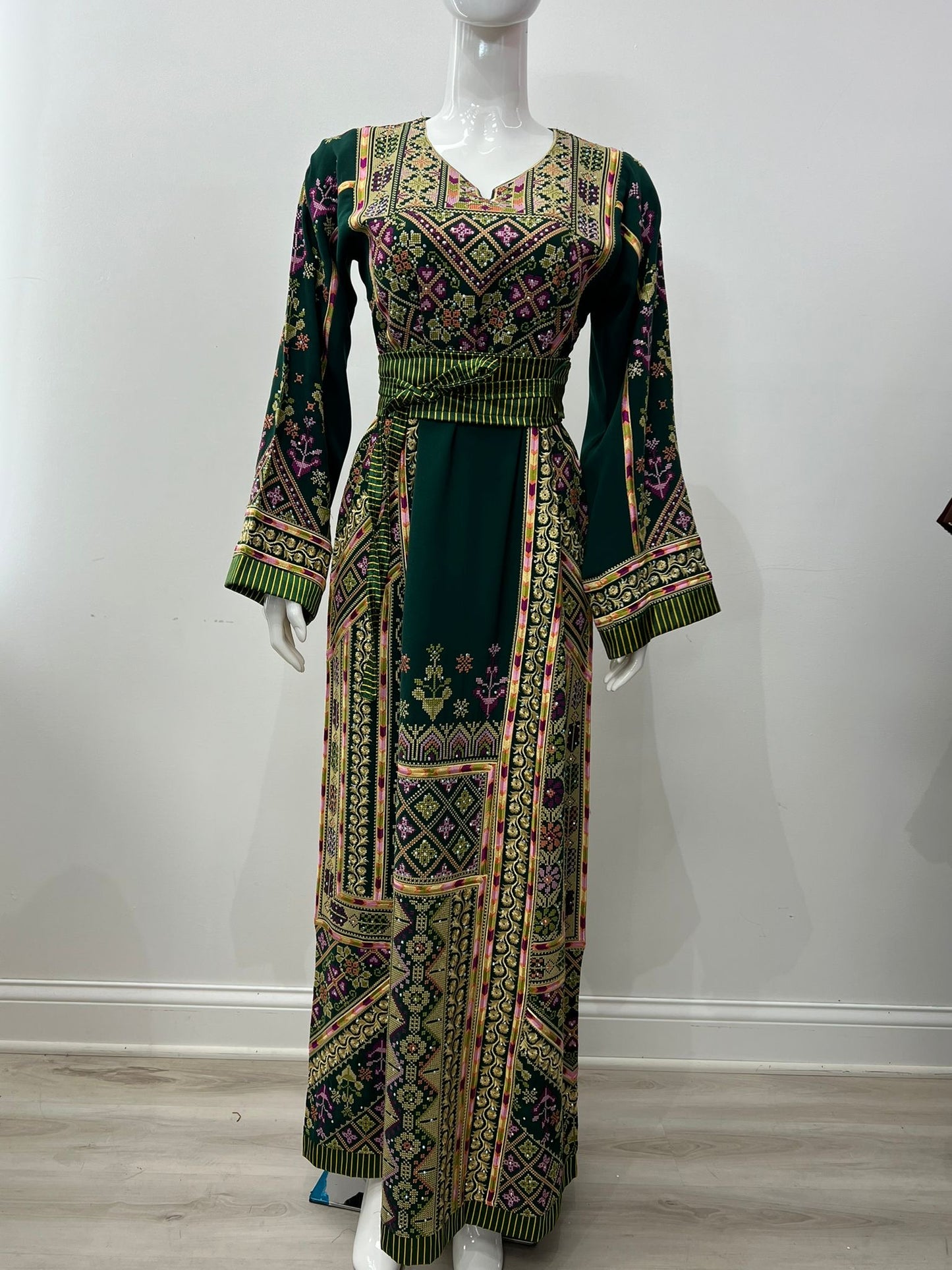 Gorgeous Traditional Palestinian Embroidery Thobe