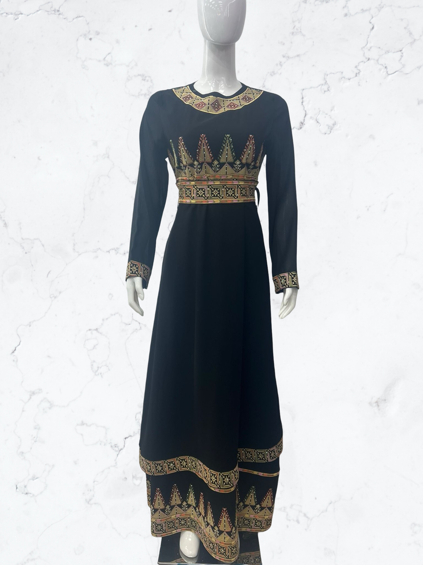 Modern Palestinian Embroidery Dress
