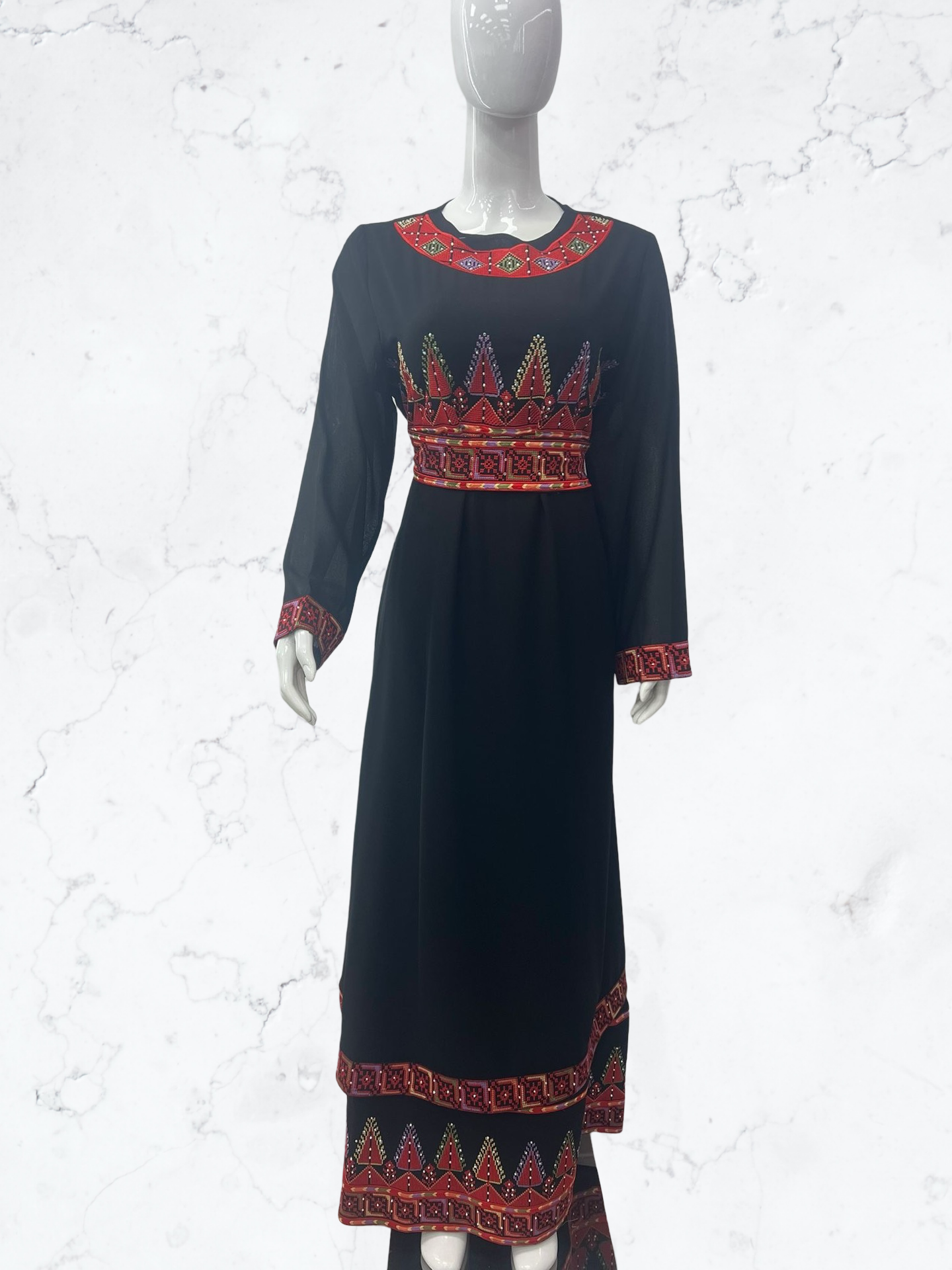 Modern Palestinian Embroidery Dress