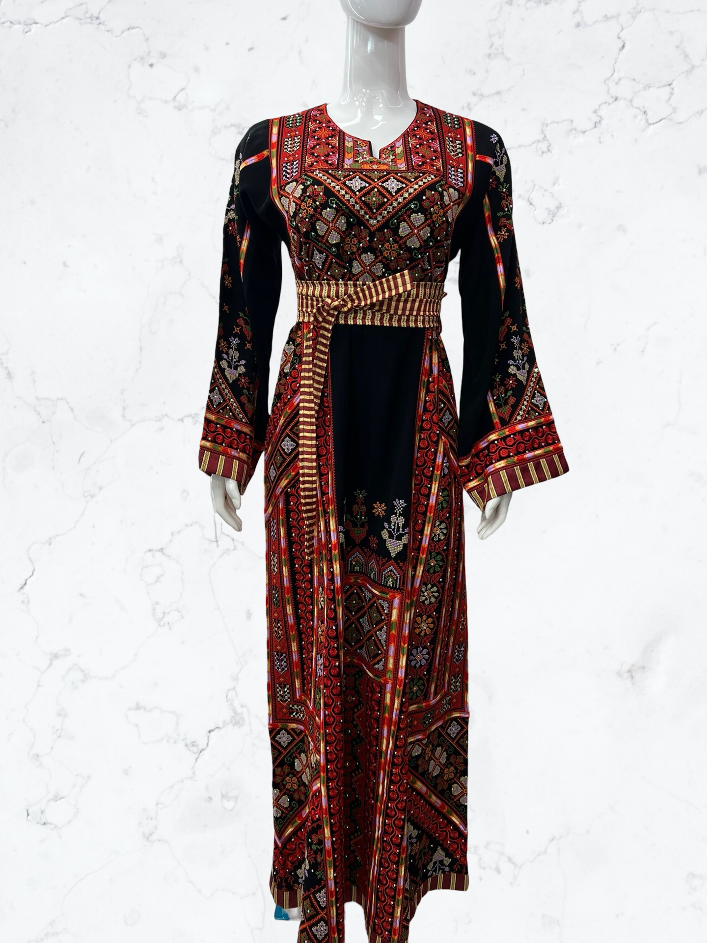 Gorgeous Traditional Palestinian Embroidery Thobe