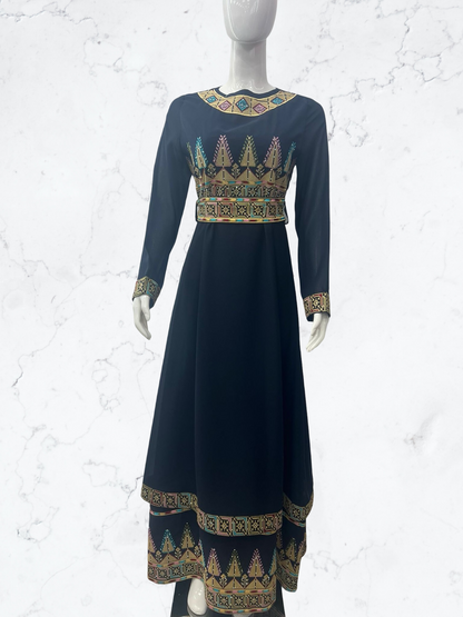 Modern Palestinian Embroidery Dress