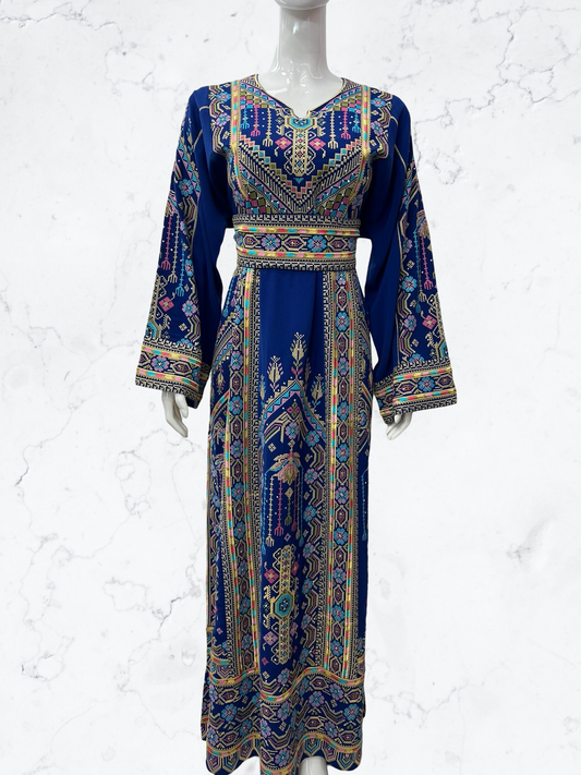 Royal Palestinian Embroidered Thobe
