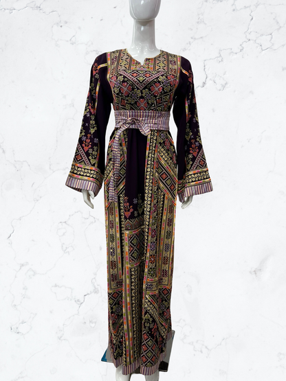 Gorgeous Traditional Palestinian Embroidery Thobe