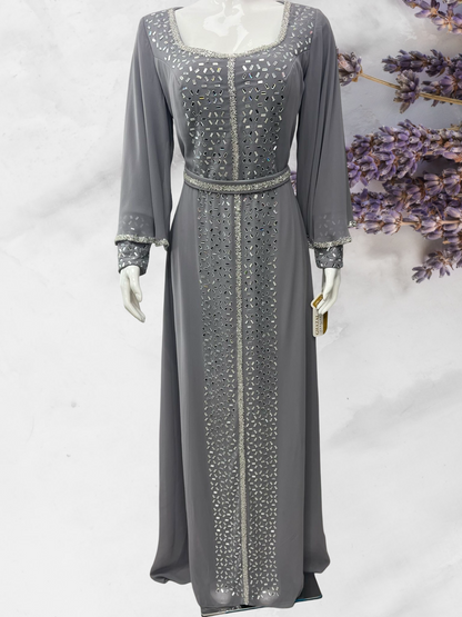 Glamour Sliver Turkish Dress