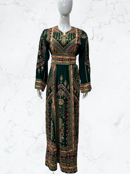 Royal Palestinian Embroidered Thobe