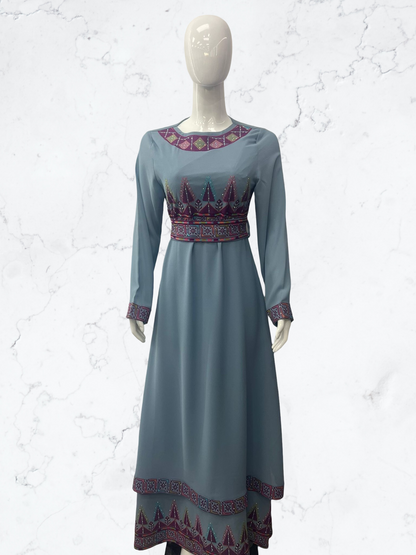 Modern Palestinian Embroidery Dress