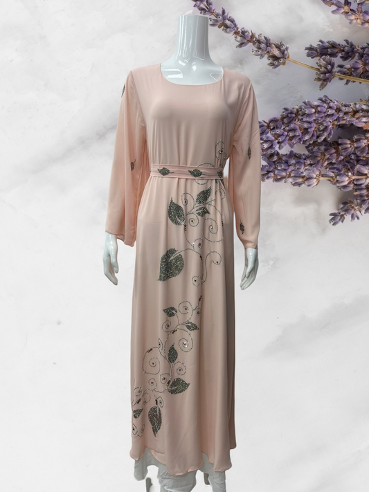 Simple Double chiffon Dress