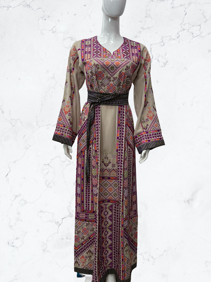 Gorgeous Traditional Palestinian Embroidery Thobe